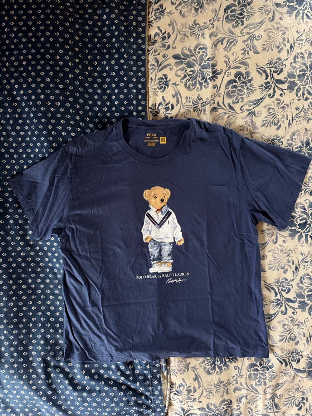 Polo Bear Ralph Lauren Navy Graphic Tee